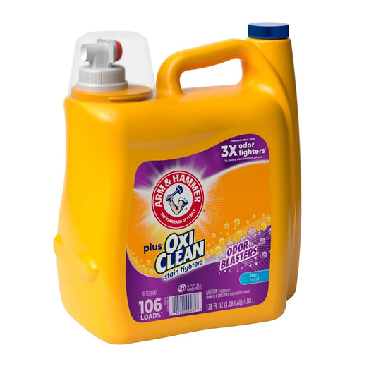 ARM&HAMMER LIQ. DETEREGNT 138oz – PLUS OXI CLEAN